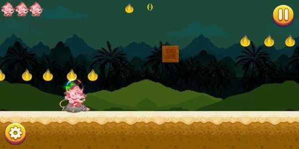 Run Ganesha Run Game - 2018 screenshot 1