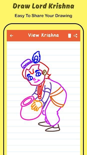 Lord Krishna Drawing | drawing | How to Draw Lord Little Krishna Drawing :)  | By Activities For Kids | I thought it was better to and swallow my pride  and life