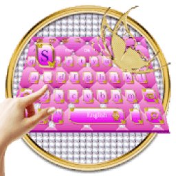 Pink Gold Jewelry Keyboard icon