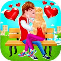 Valentine Day Romantic Kissing