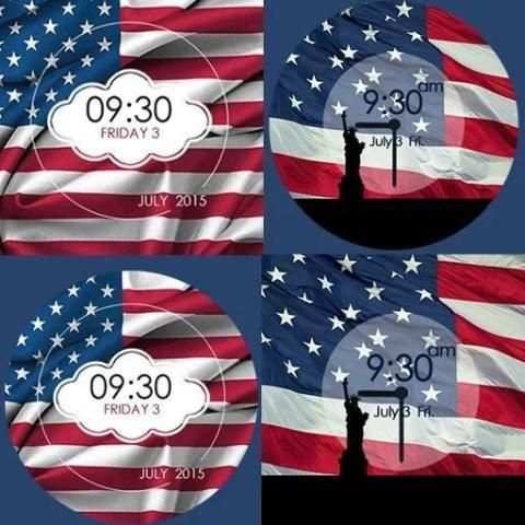 Flags Watch Face screenshot 1