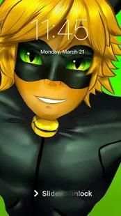 Cat Superhero Full HD Pattern AppLock Password PIN 5 تصوير الشاشة