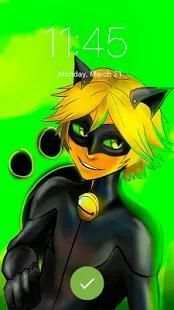 Cat Superhero Full HD Pattern AppLock Password PIN 6 تصوير الشاشة