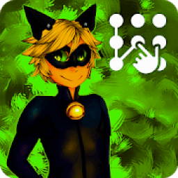 Cat Superhero Full HD Pattern AppLock Password PIN icon