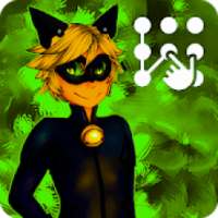 Cat Superhero Full HD Pattern AppLock Password PIN