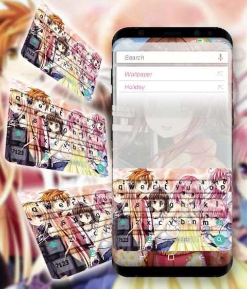 To Love Ru Keyboard Theme screenshot 1