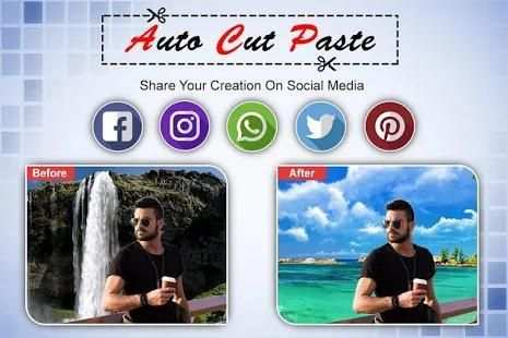 Latest Background Changer : Auto Cut Paste screenshot 1