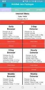 Mobilink Jazz Packages screenshot 6