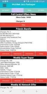 Mobilink Jazz Packages screenshot 5
