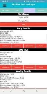 Mobilink Jazz Packages screenshot 4