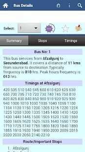 Hyderabad RTC Info स्क्रीनशॉट 7