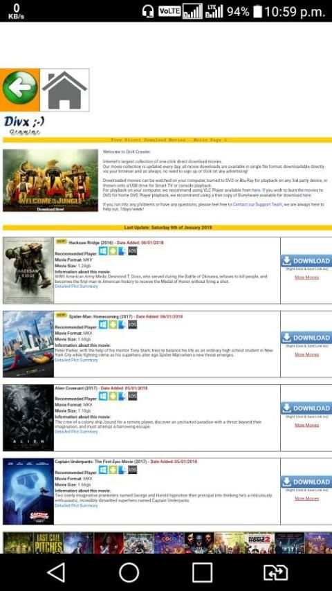 Hollywood Movie Download स्क्रीनशॉट 2