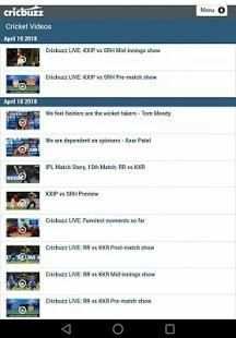 Cricbuzz स्क्रीनशॉट 2