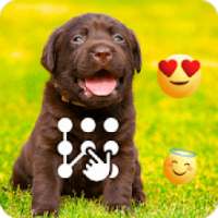 Black Labrador Puppy Screen Lock Phone Pattern