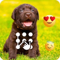 ikon Black Labrador Puppy Screen Lock Phone Pattern