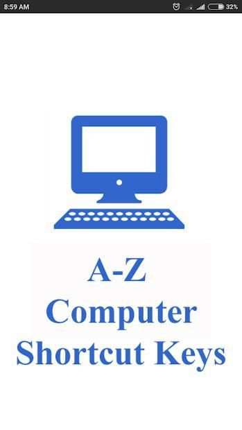 A-Z Computer Shortcut Keys screenshot 4