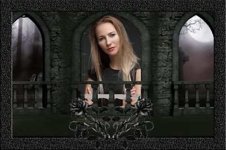 Dark Scary Photo Frame screenshot 2