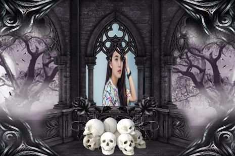 Dark Scary Photo Frame screenshot 1