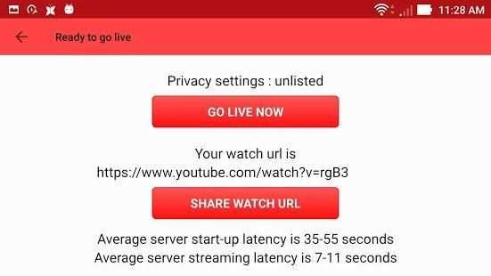 HD Live Stream on YouTube screenshot 1