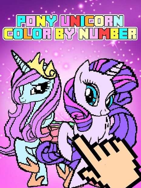 Color by Number for Pixel Unicorn Pony screenshot 5