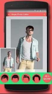 Boys Stylist Photo Editor screenshot 4
