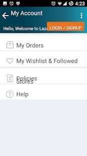 Lazada app With FB Twitter Gmail (245kb) screenshot 8