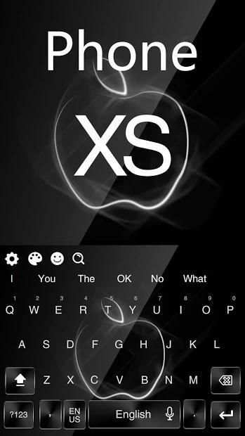 Keyboard for Phone Xs black screenshot 1