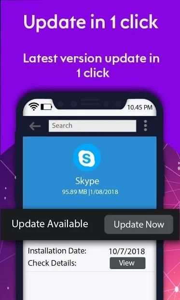 Update Software for Android Mobile 2018 screenshot 1