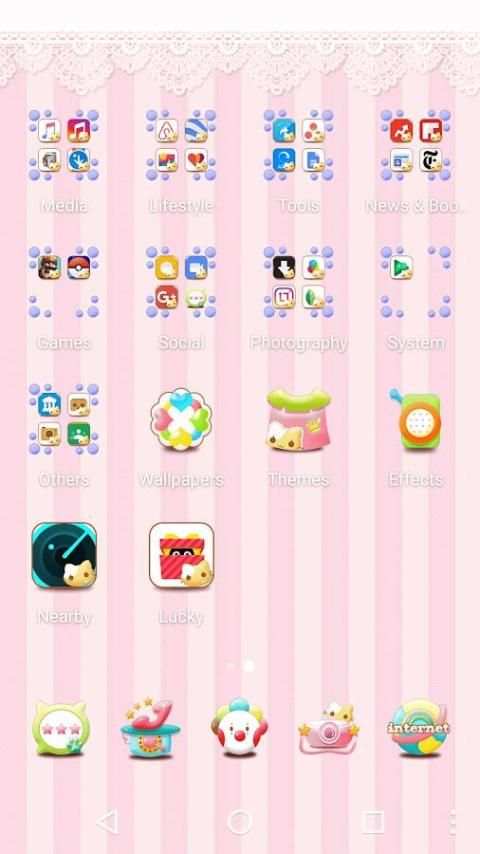 Cartoon Theme - Cute Clown screenshot 2