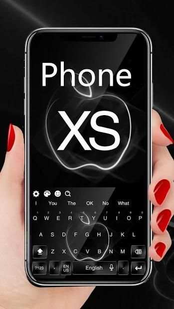 Keyboard for Phone Xs black screenshot 4