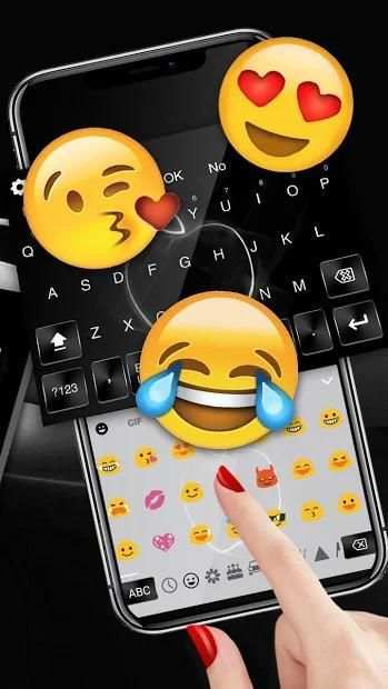 Keyboard for Phone Xs black screenshot 2