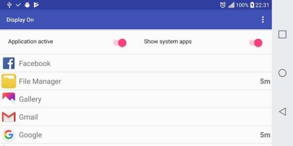 Display On screenshot 1