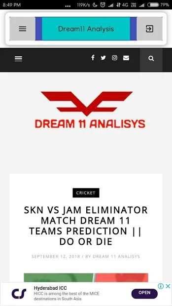Dream11 Analysis screenshot 3