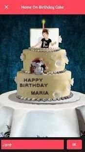 Name Photo on Birthday Cake स्क्रीनशॉट 4