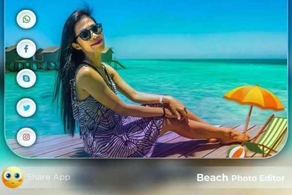 Beach Photo Editor / Beach Photo Frames 2018 screenshot 2
