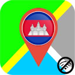 ✅ Cambodia Offline Maps with gps free