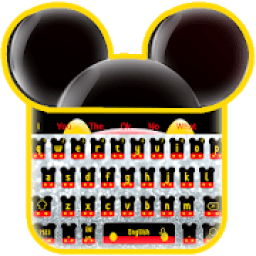 ikon Twinkle Cute Micky Bow Keyboard Theme