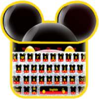 Twinkle Cute Micky Bow Keyboard Theme