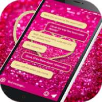 Glitter SMS themes - Message for Girls