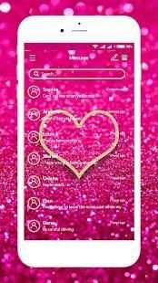 Glitter SMS themes - Message for Girls screenshot 3