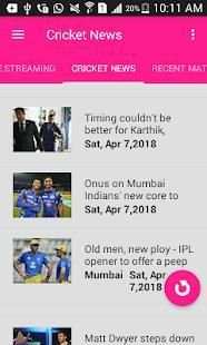 Live Cricket n News screenshot 3