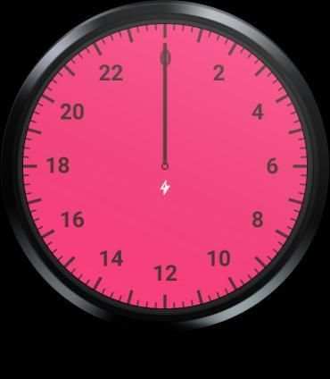 24 Hour Slow Watch Face screenshot 2