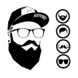 Man Hair Style Editor:Beard Style,Mustache 2018 иконка