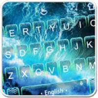 3D Blue Ocean Keyboard Theme on 9Apps