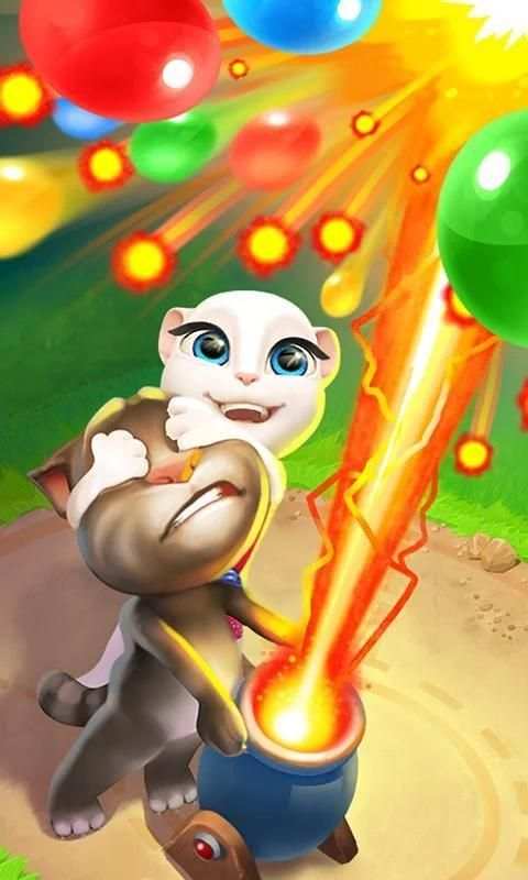  Talking Tom Bubble Shooter screenshot 3