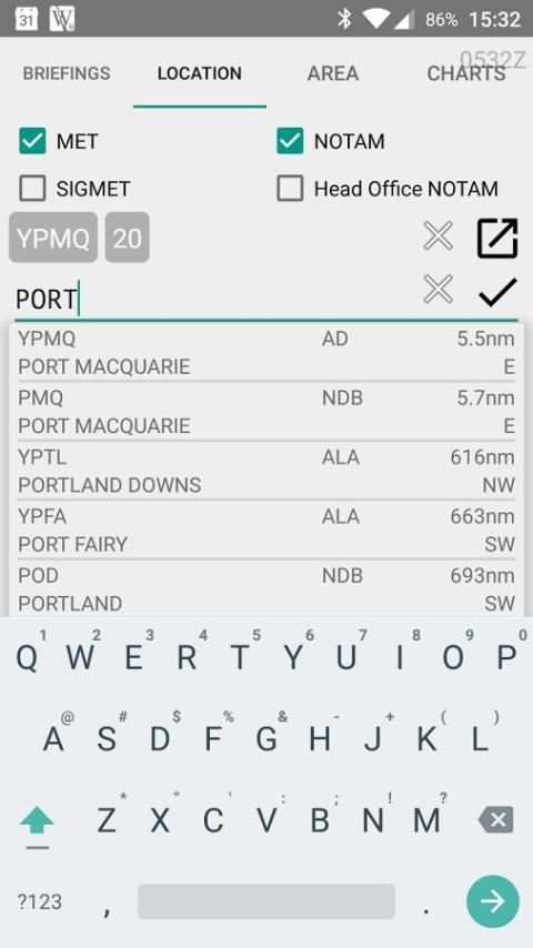TrackDirect - NAIPS Briefing and Flight Planning screenshot 9