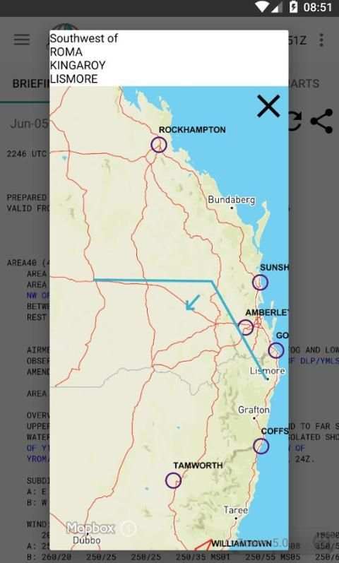 TrackDirect - NAIPS Briefing and Flight Planning screenshot 11