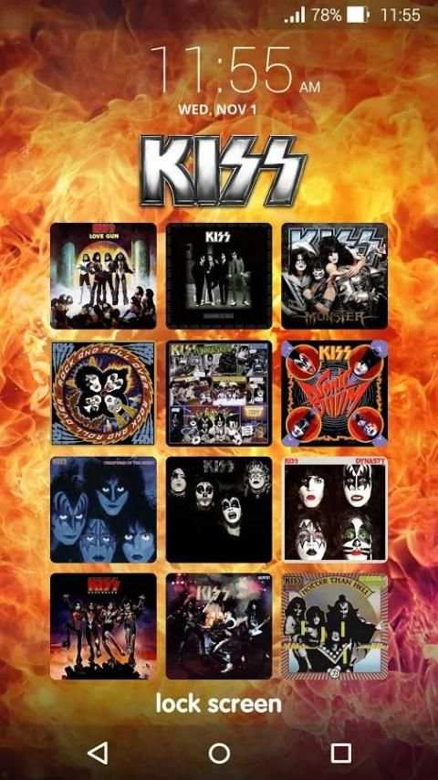 KISS Lock Screen screenshot 4