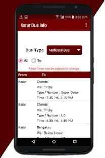 Karur Bus Info screenshot 8