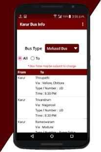 Karur Bus Info screenshot 5